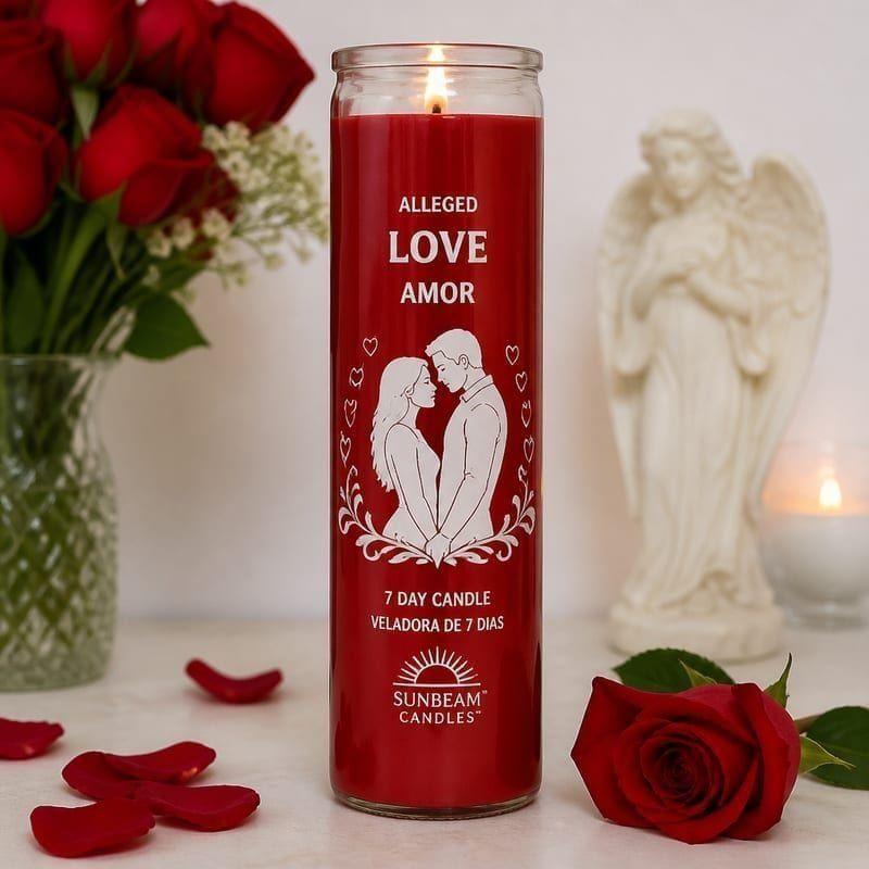 Vela de 7 días roja (amor)